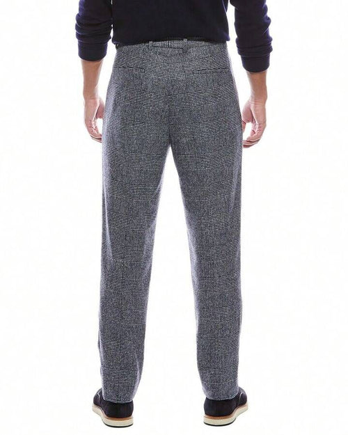 Brunello Cucinelli Pleated Leisure Fit Alpaca & Wool-Blend Pant