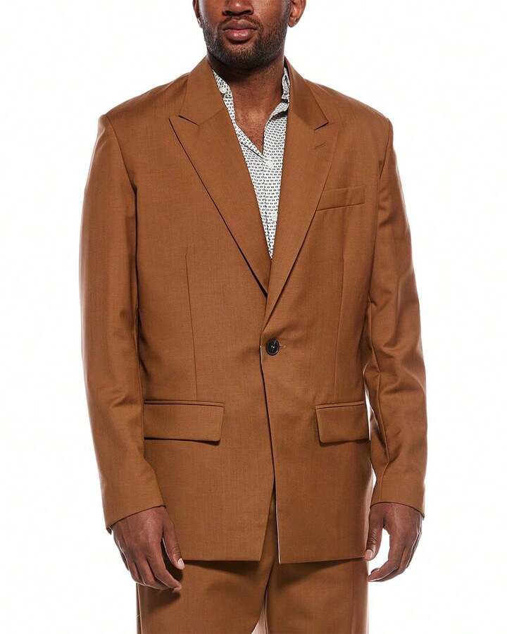 Valentino Wool & Mohair-Blend Blazer