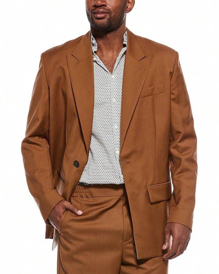 Valentino Wool & Mohair-Blend Blazer